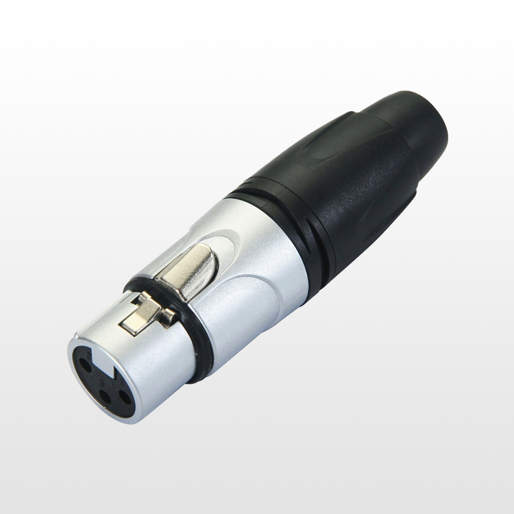 XLR female connector, cable type